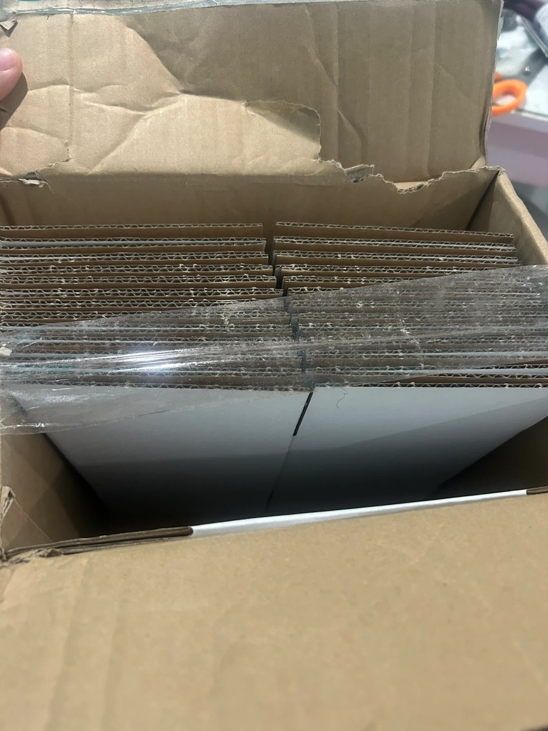White Cardboard Shipping Boxes - 5x5 size
