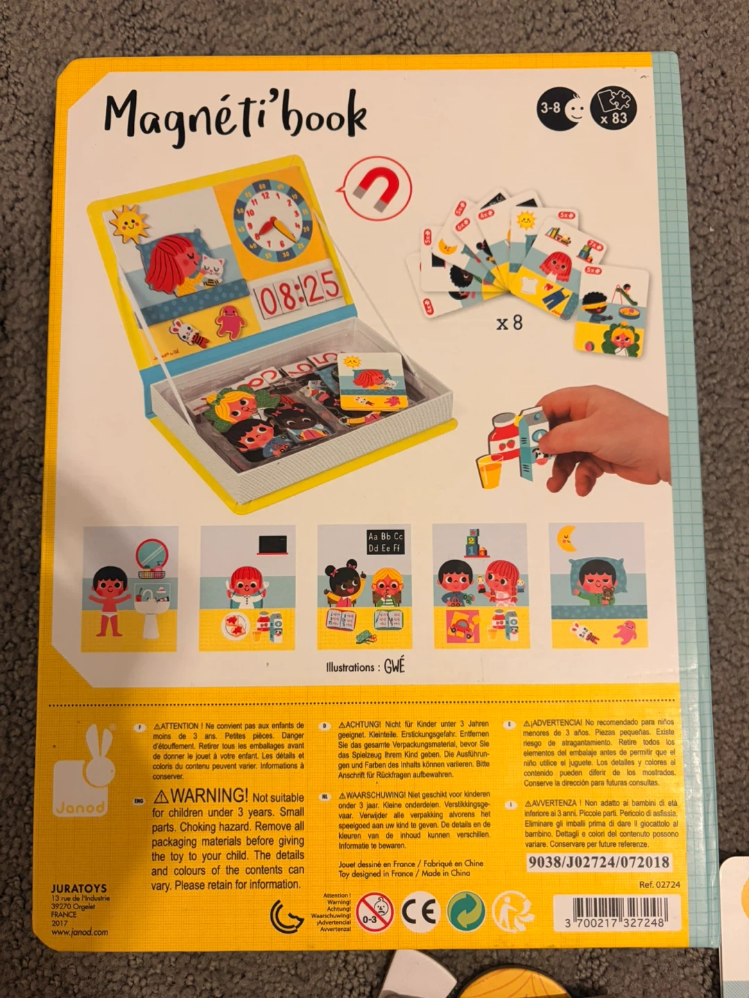 Janod Magneti'book - Learn to Tell Time - photo 2
