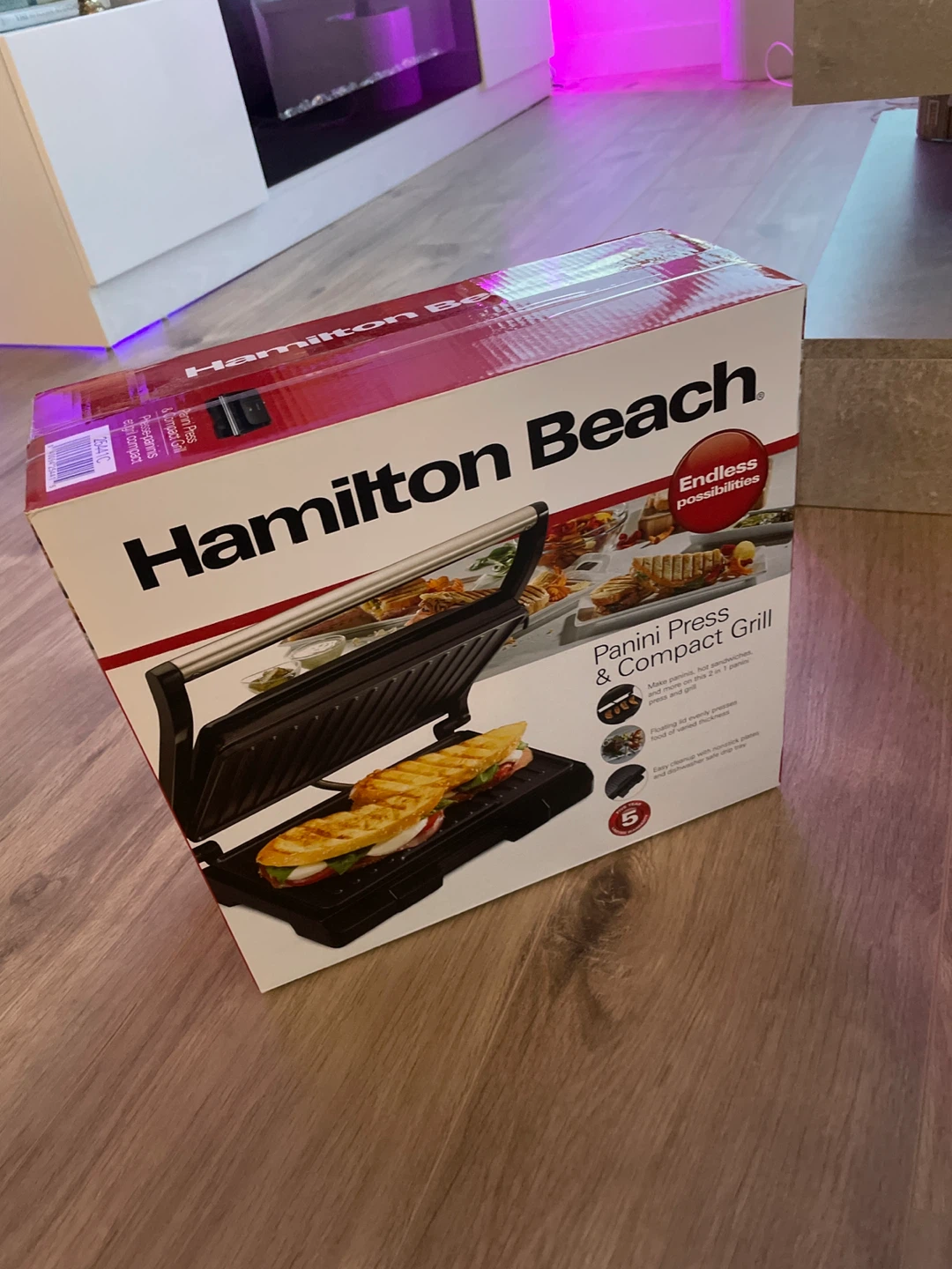 Hamilton Beach Panini Press (Brand New)