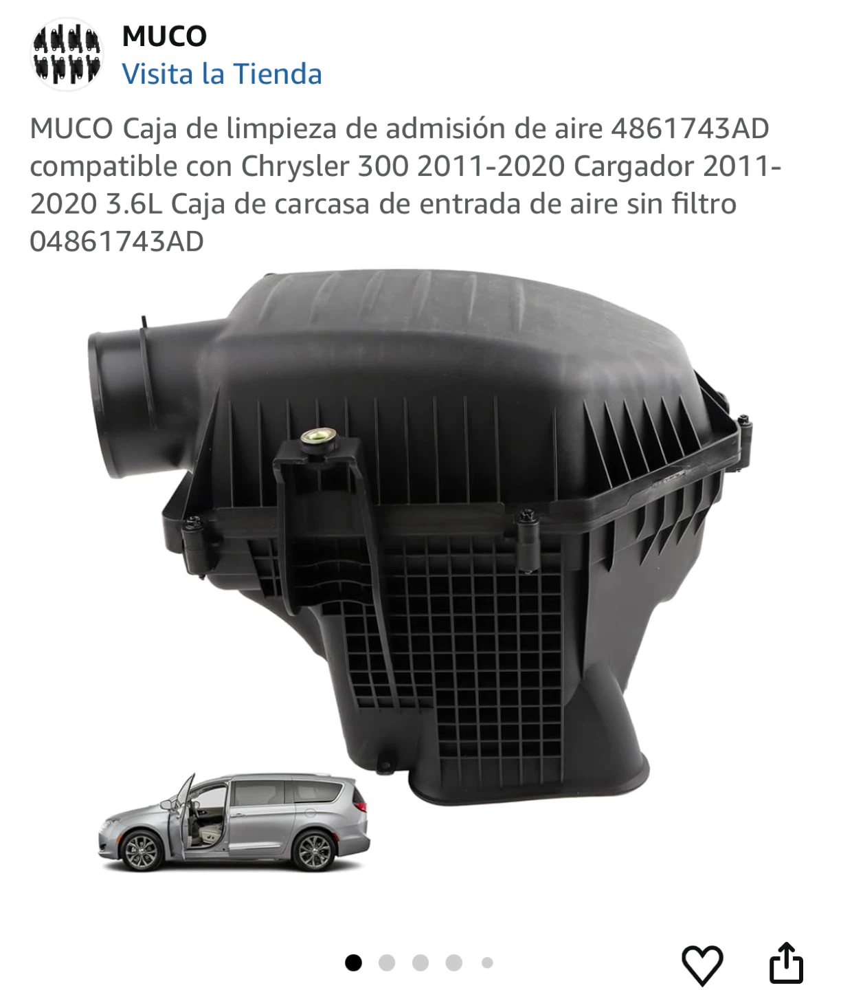 MUCO Air Cleaner Box 4861743AD
