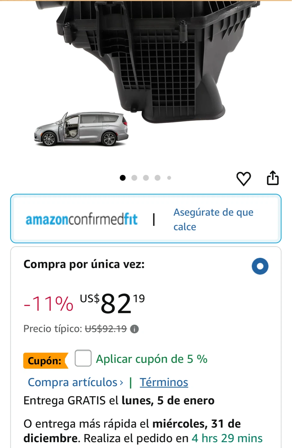 MUCO Air Cleaner Box 4861743AD - photo 4