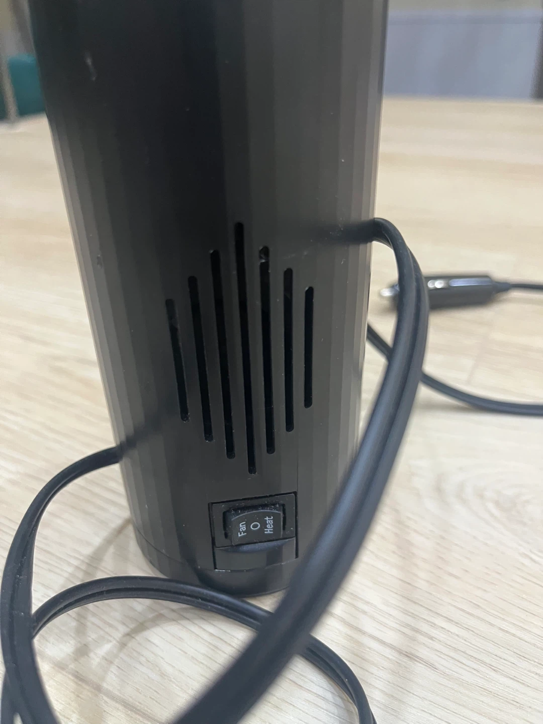 Portable Car Heater Fan - Black - photo 2