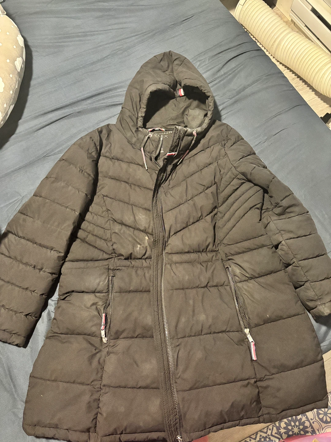 Tommy Hilfiger Black Puffer Coat - photo 2