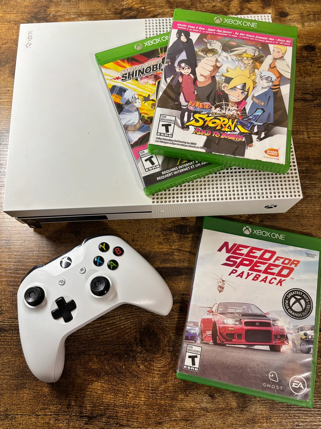 Xbox One S Console + Games