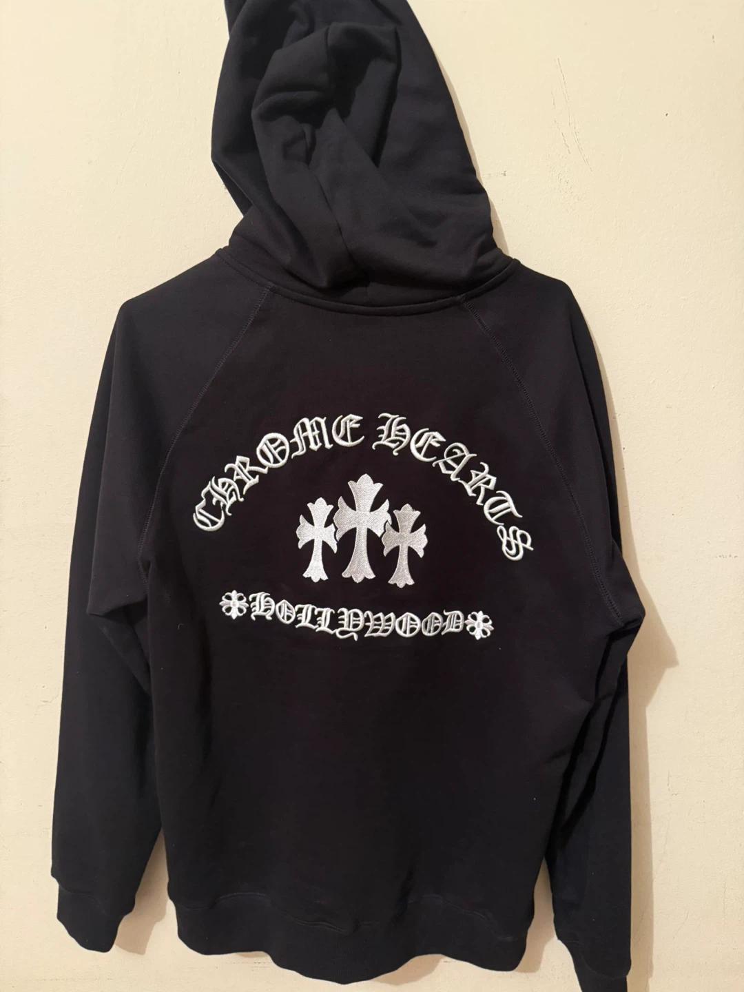 Chrome Hearts Hollywood Black Hoodie - photo 2