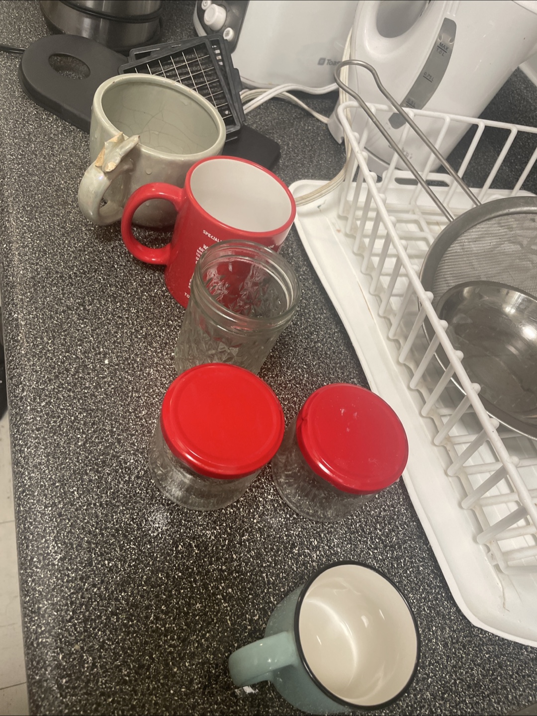 Assorted Mugs and Jars