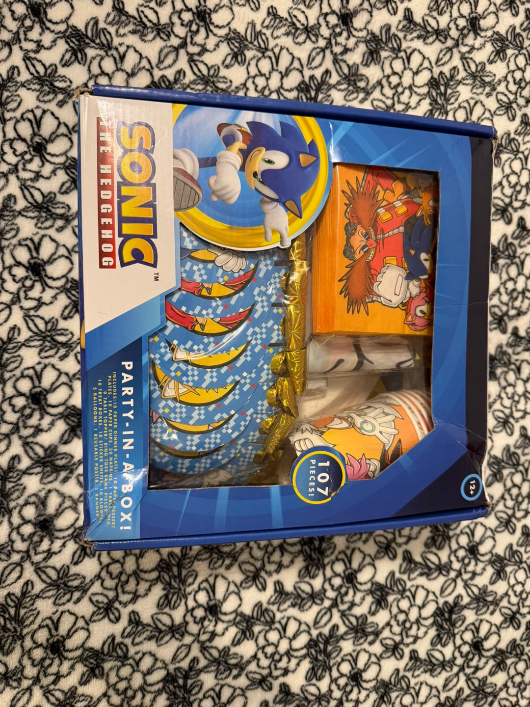 Sonic the Hedgehog Birthday Party Kit - 107 Pieces