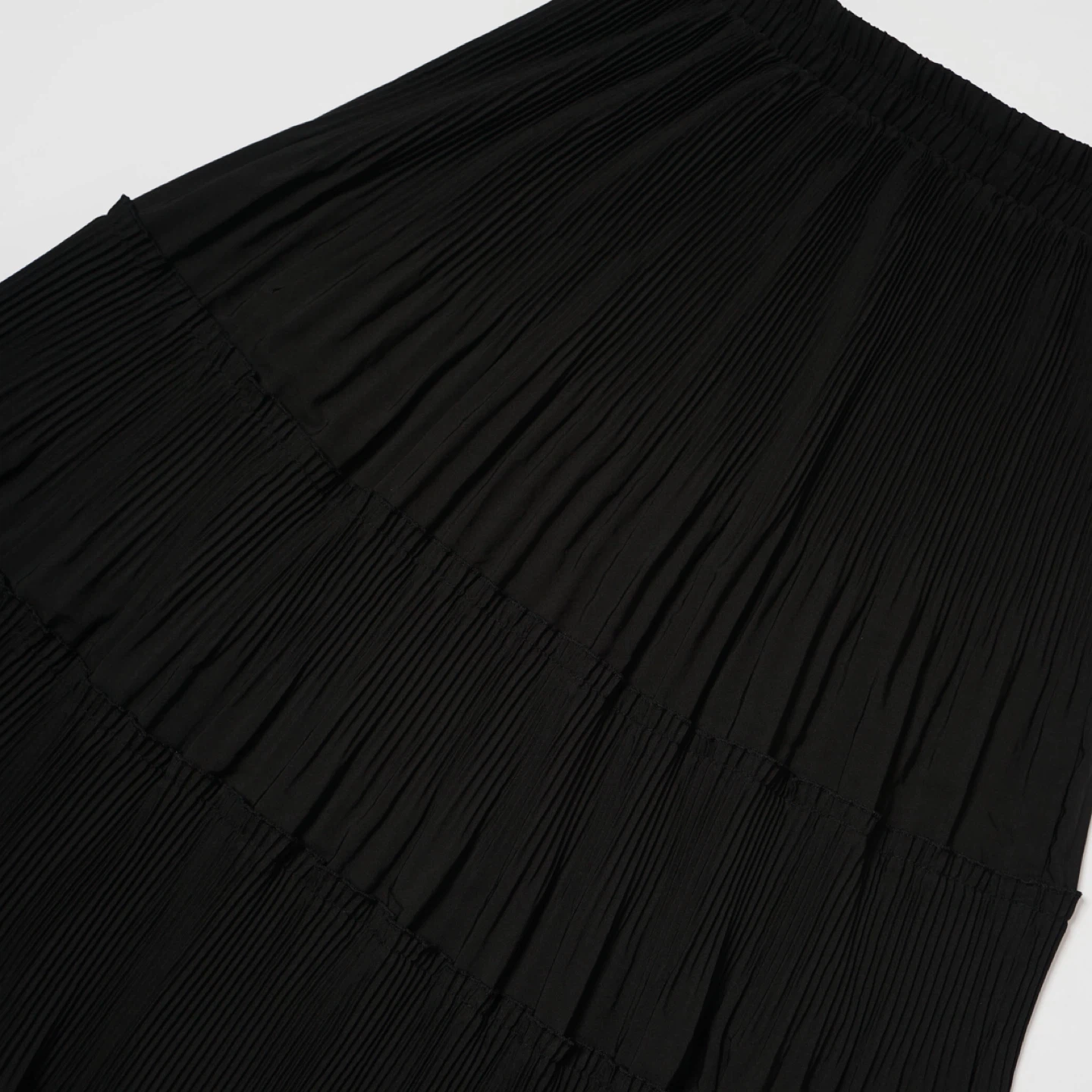 Dazy Black Pleated Flare Skirt - photo 4
