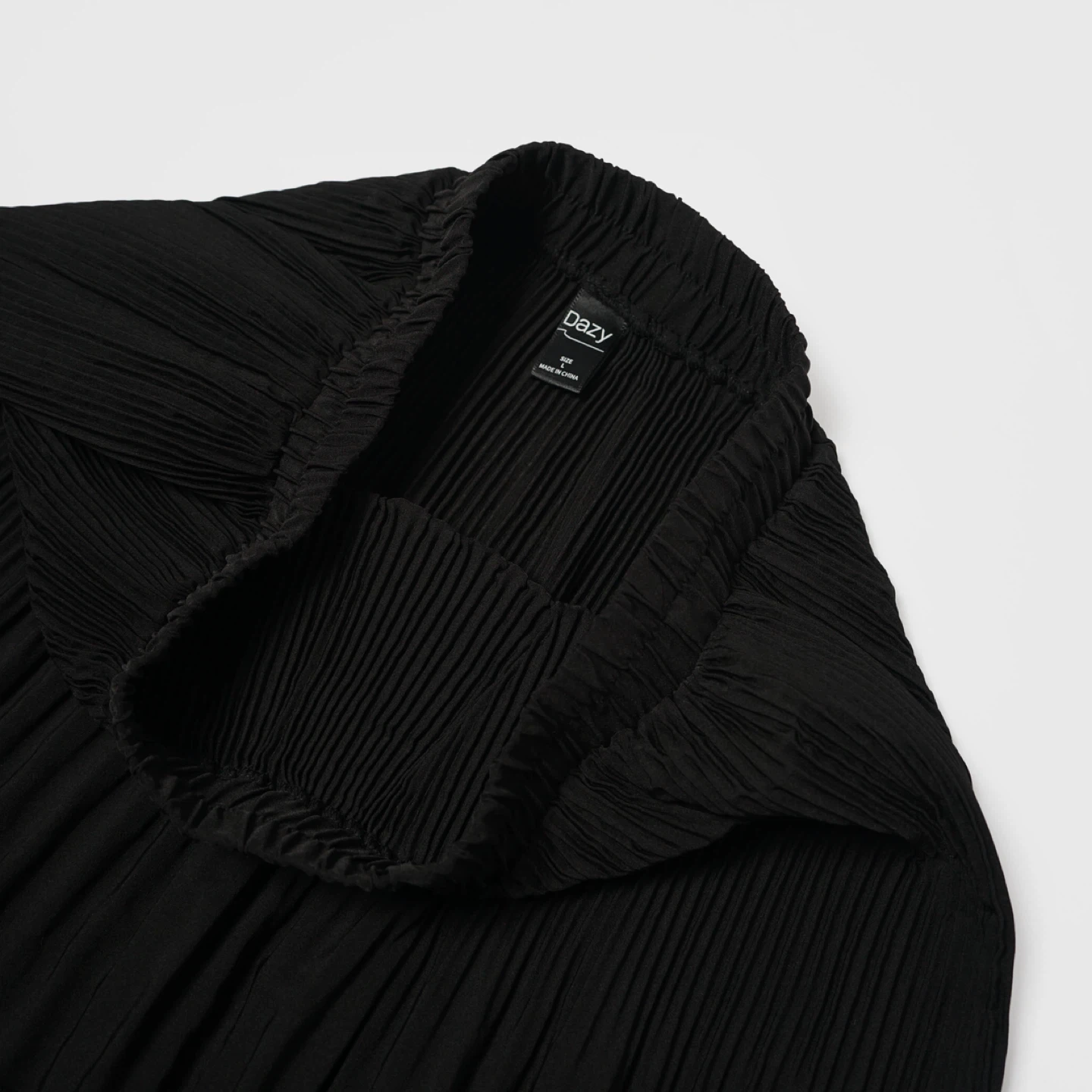 Dazy Black Pleated Flare Skirt - photo 3
