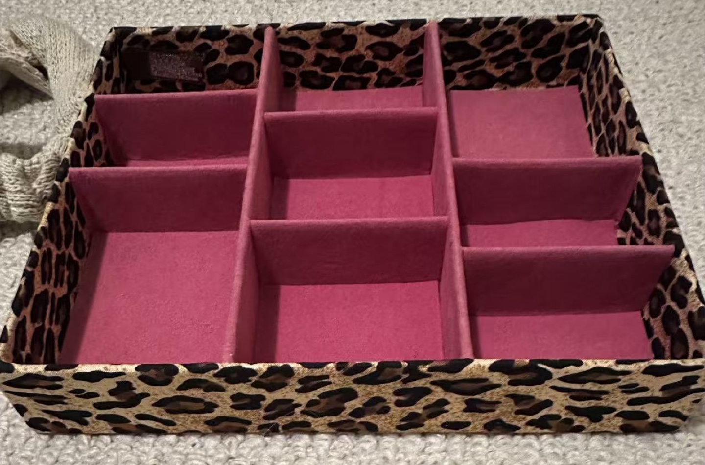 Leopard Print Organizer Box and accessories - photo 2