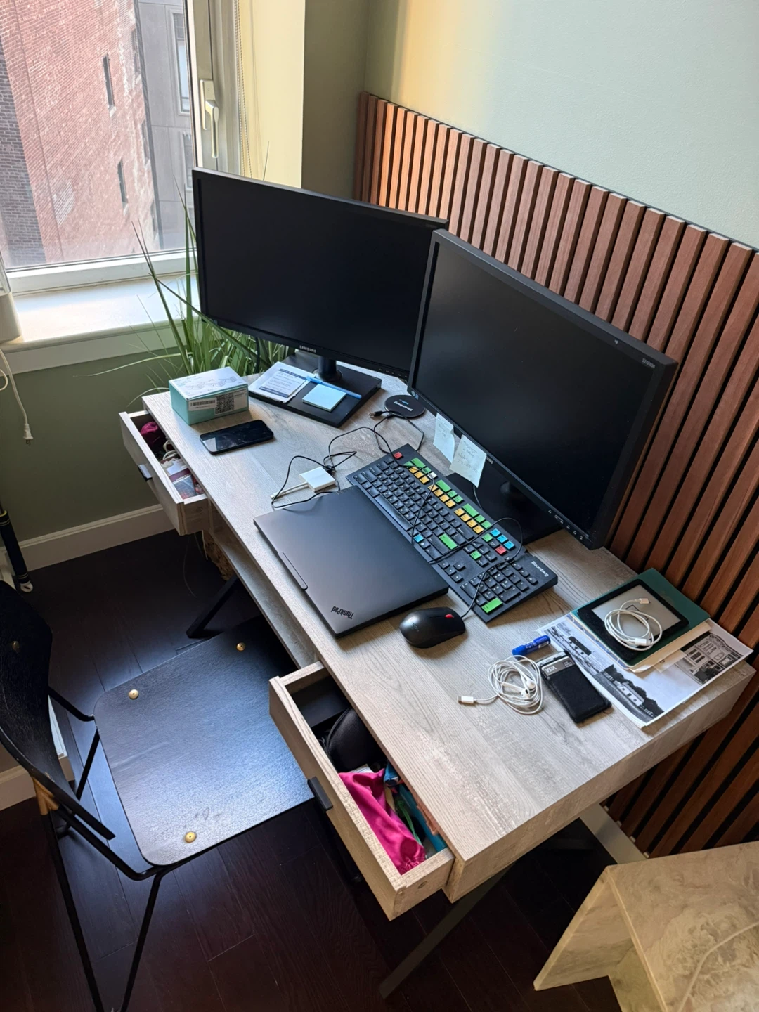 Desk with Drawer - photo 3