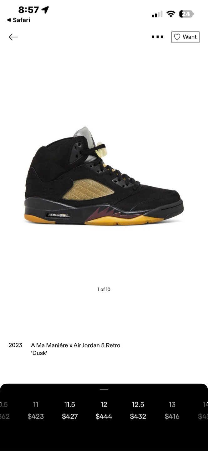 Nike Air Jordan 5 Retro AMM - photo 4