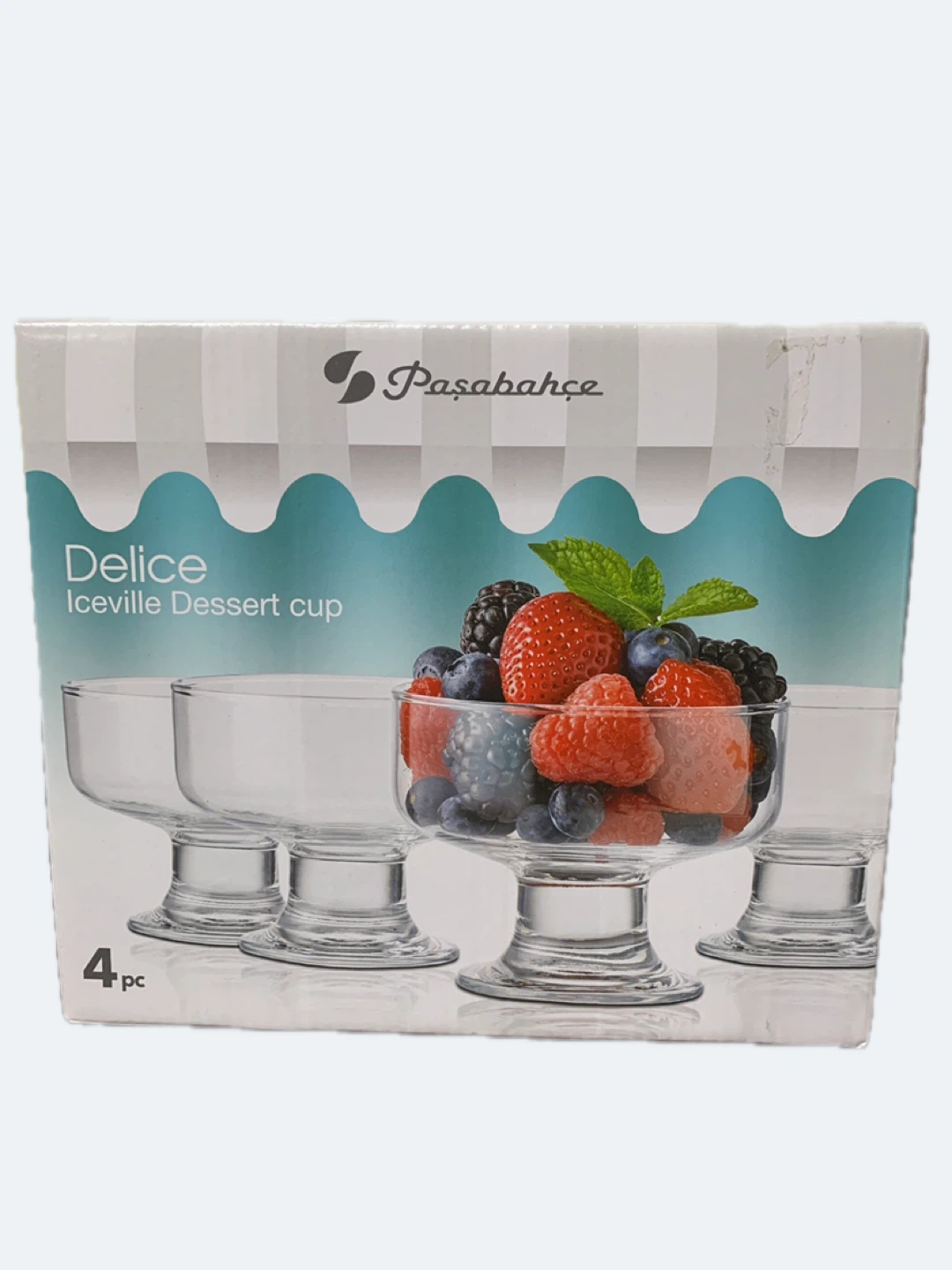 Paşabahçe Delice Iceville Dessert Cups - Set of 4