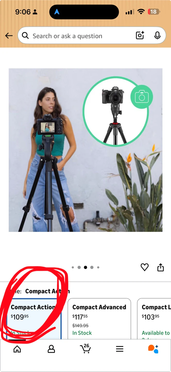Joby Compact Action Tripod - photo 4
