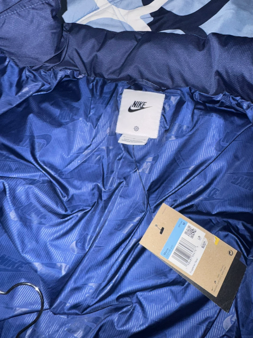 Nike Puffer Jacket Blue - photo 4