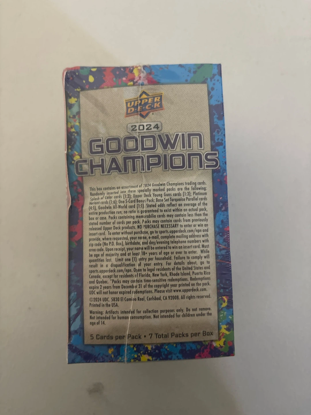 Upper Deck Goodwin Champions 2024 Trading Cards Box