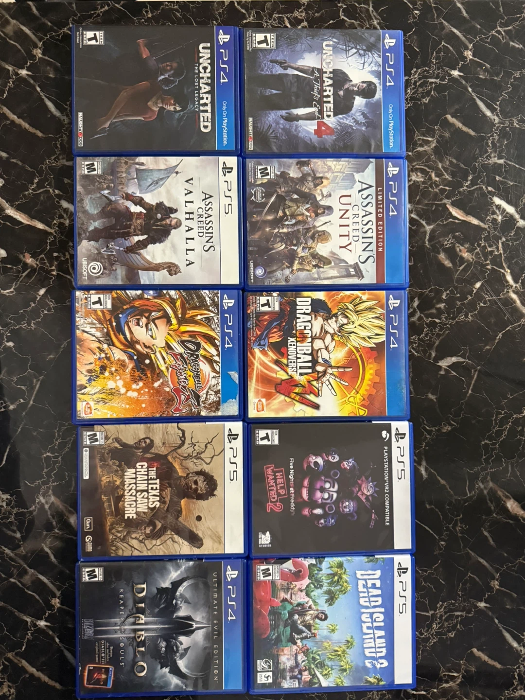 PS4/PS5 Game Bundle: Assassin's Creed, Uncharted, Diablo, More!
