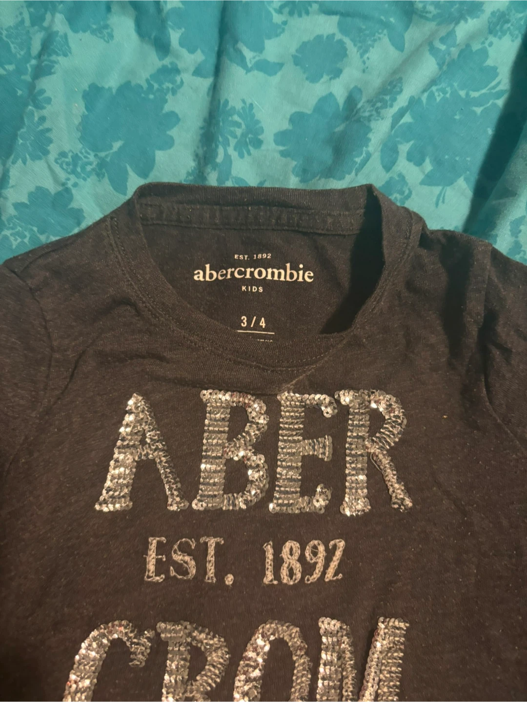 Abercrombie Kids Gray Long Sleeve Shirt Size 3/4 - photo 2