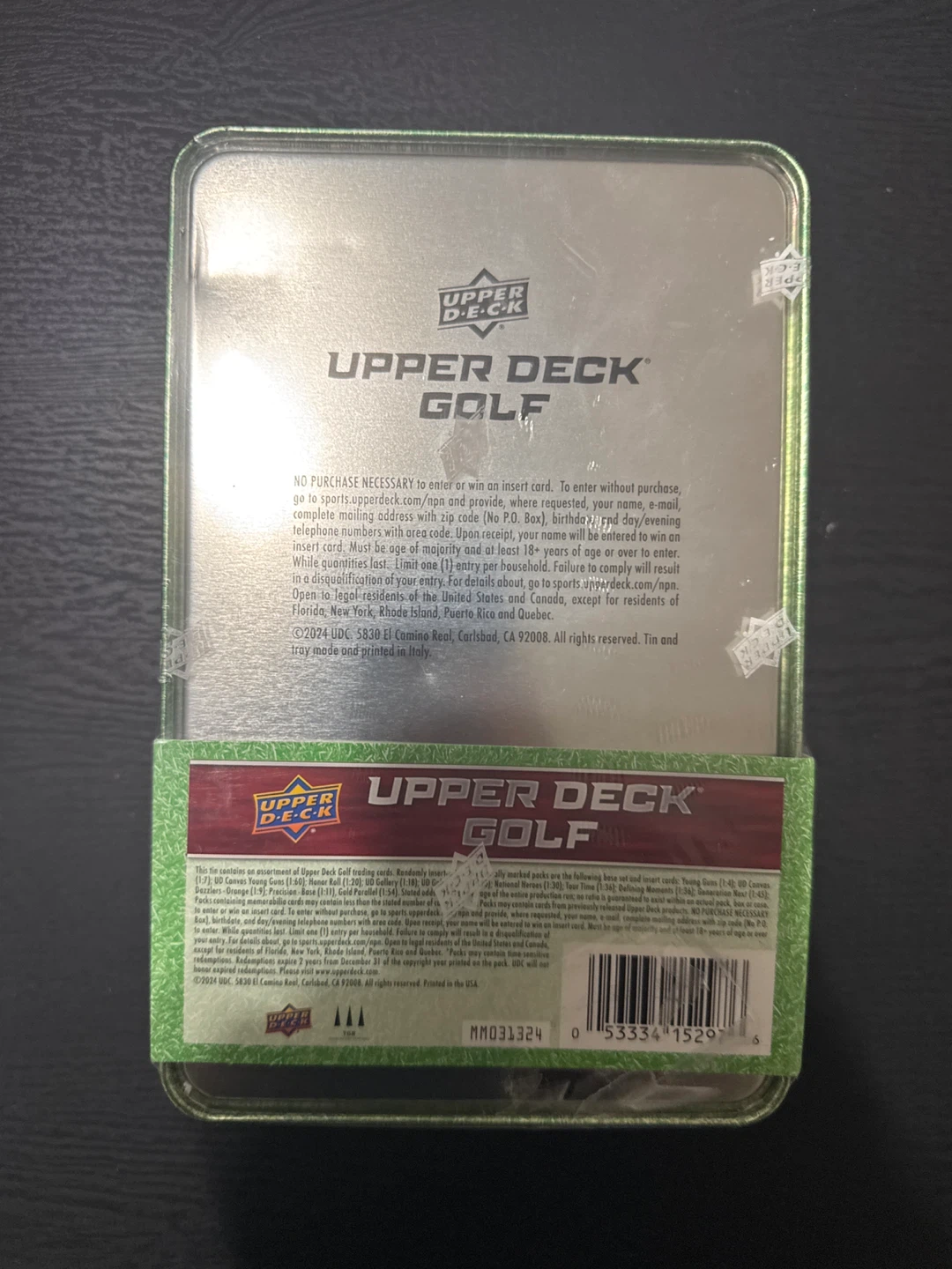 Upper Deck Golf Young Guns Cards Tin - photo 3
