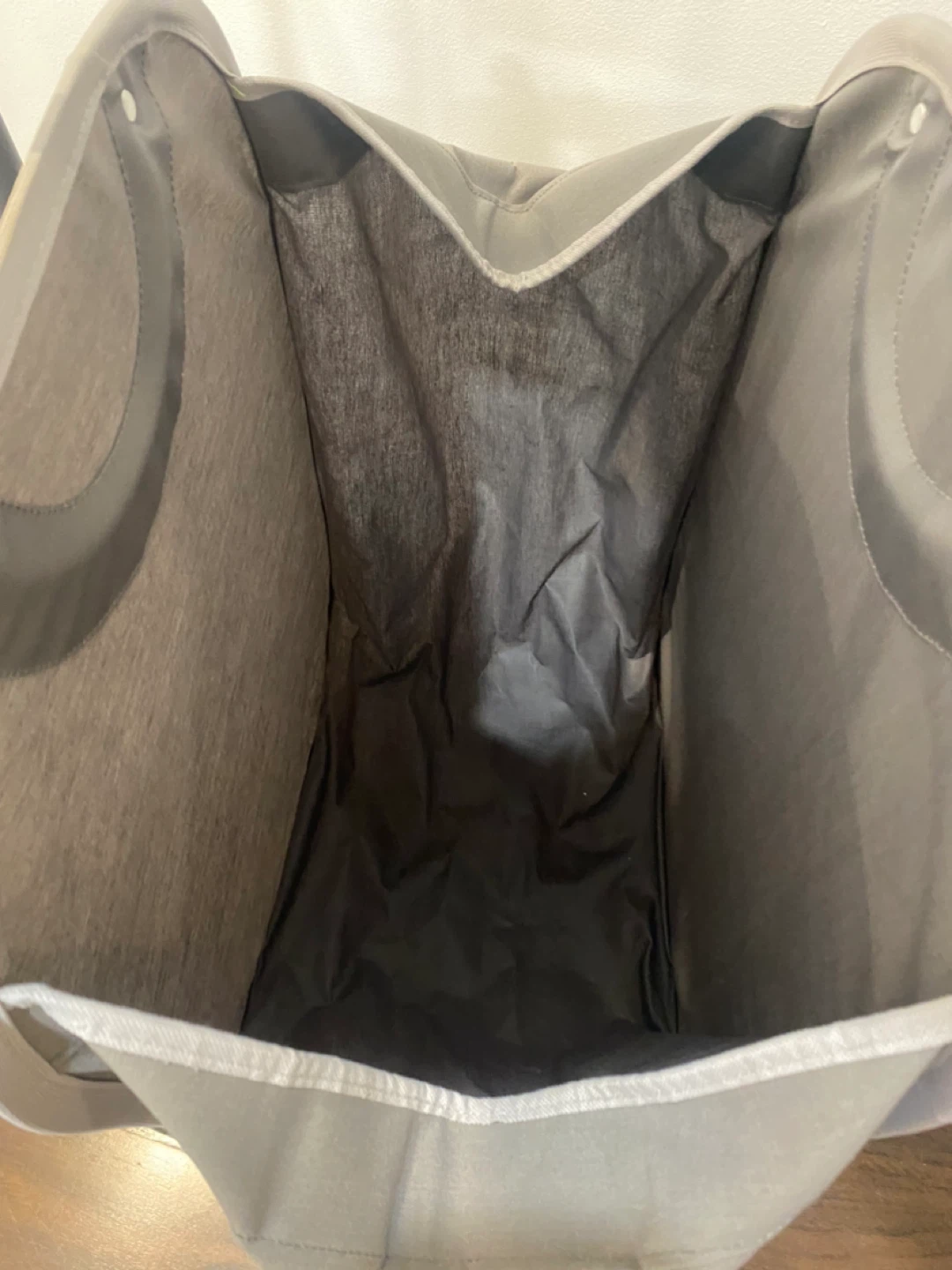 Double Laundry Hamper Sorter - Grey - photo 2