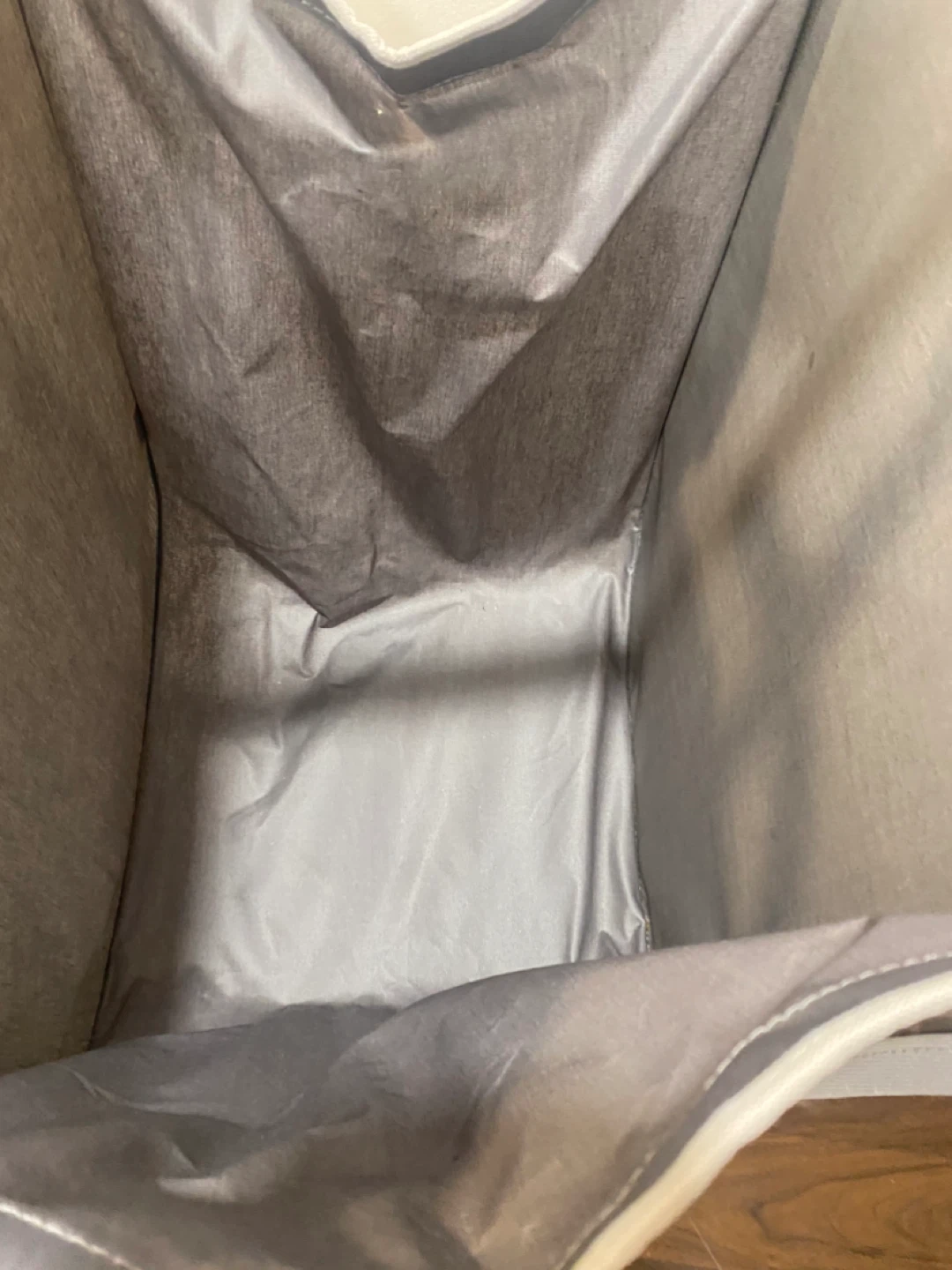 Double Laundry Hamper Sorter - Grey - photo 3