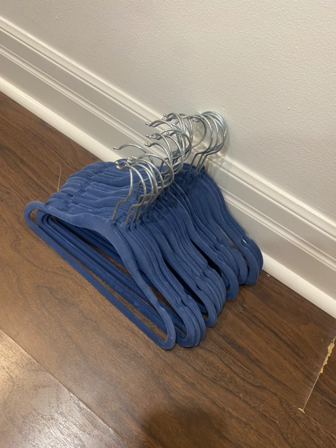 Blue Velvet Clothes Hangers - photo 2