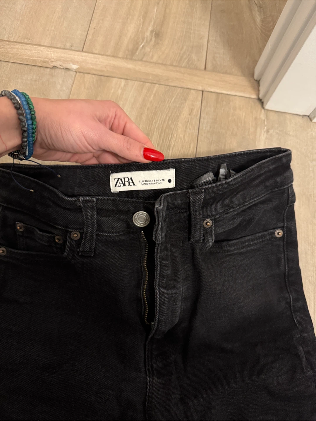 Zara Black Jeans - Size 4 - photo 2