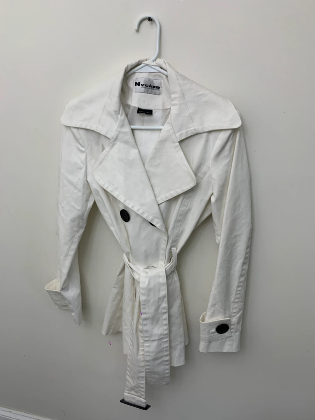 Nygard White Women’s Trench Coat - jacket / clothing
