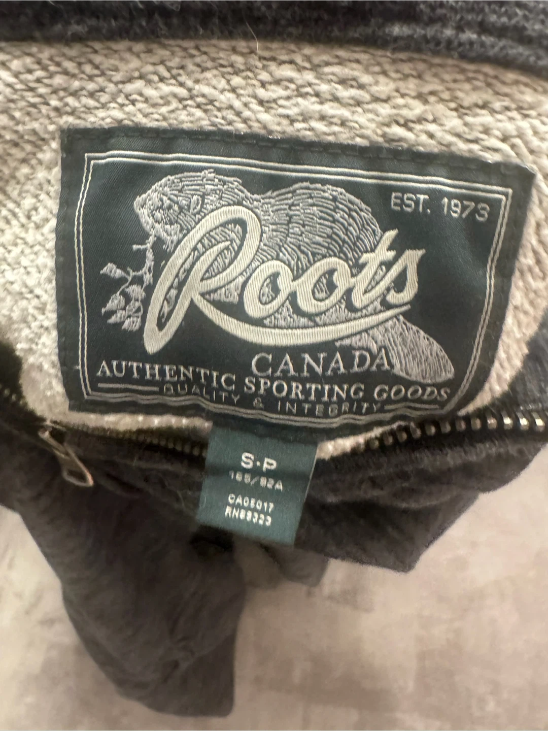 Roots Zip-Up Hoodie - Size S - photo 2