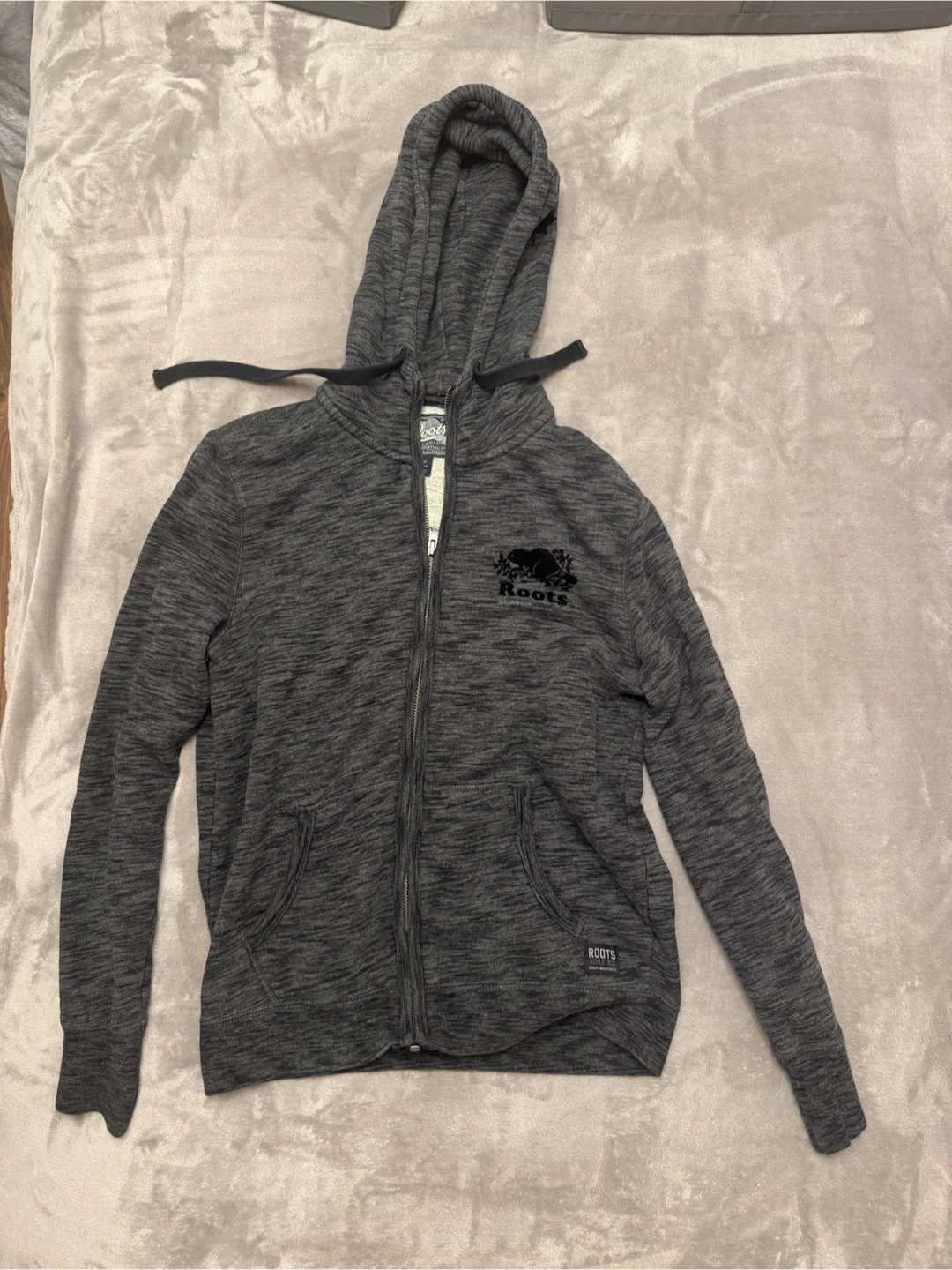 Roots Zip-Up Hoodie - Size S