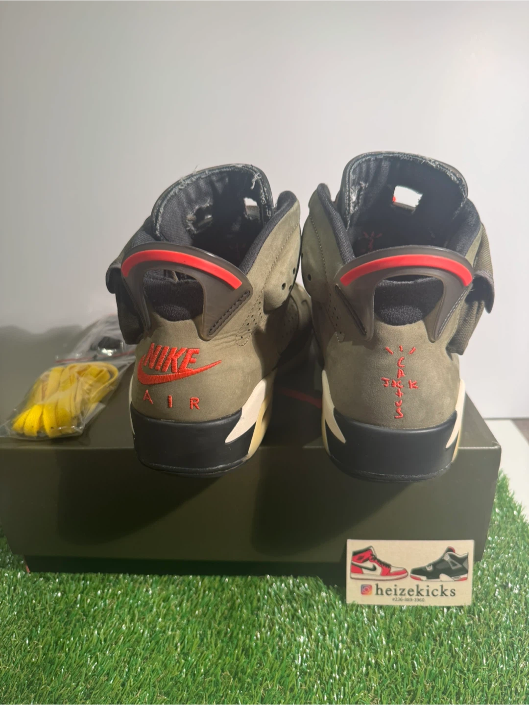 Jordan 6 Travis Scott Olive size 9.5 - photo 4