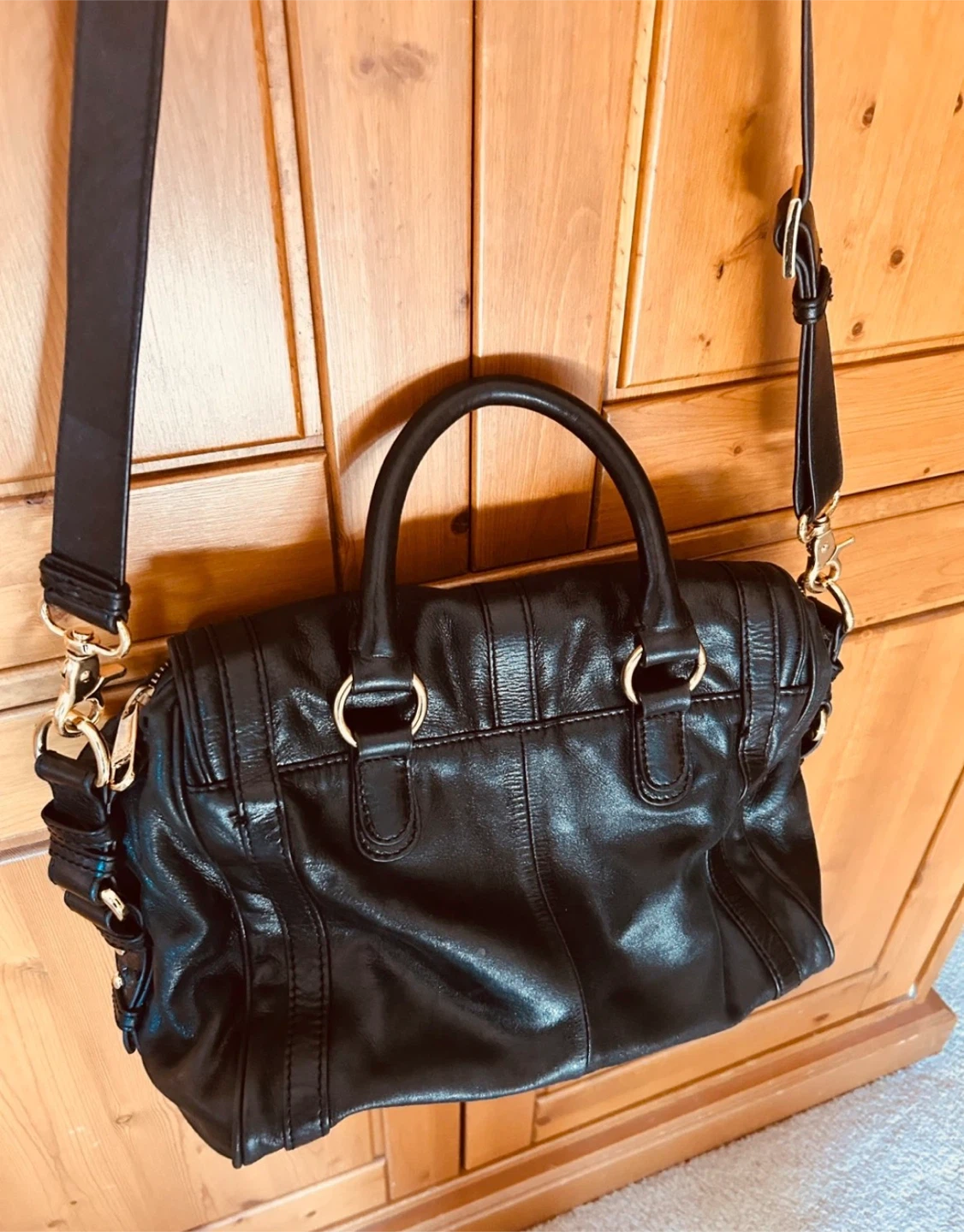 Badgley Mischka Leather handbag: $1000 retail - photo 2