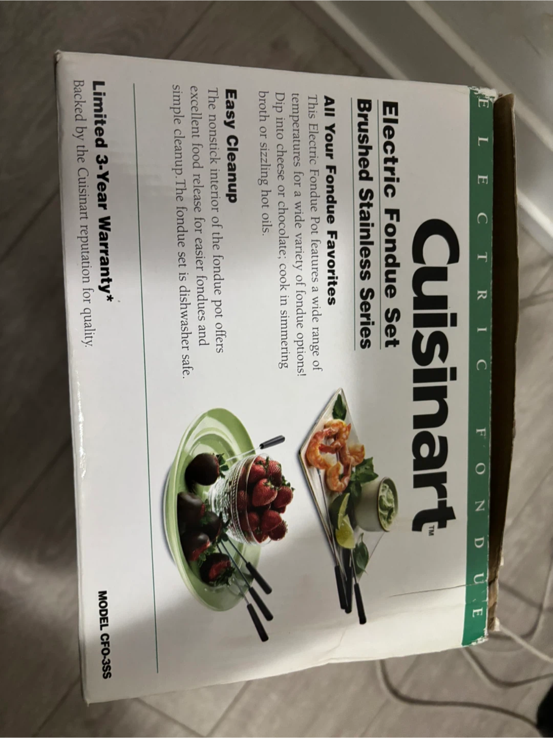 Cuisinart Electric Fondue Set - Brushed Stainless Series - photo 3