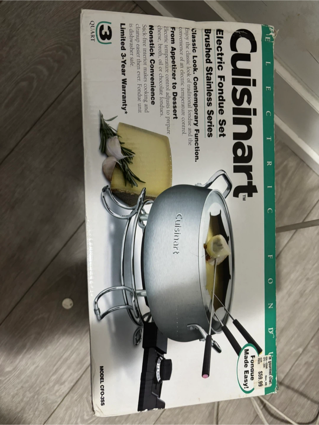 Cuisinart Electric Fondue Set - Brushed Stainless Series
