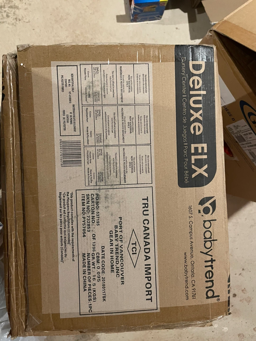 Baby Trend Deluxe ELX Nursery Center - New in Box - photo 2