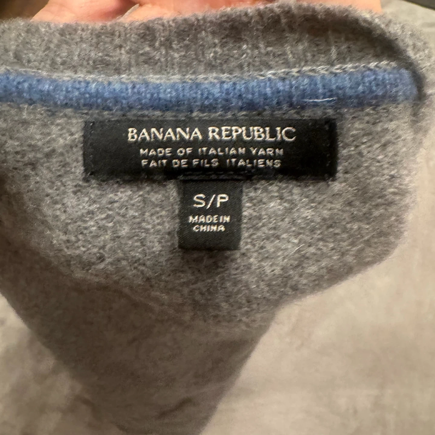 Banana Republic Grey Wool Sweater - Size S - photo 3