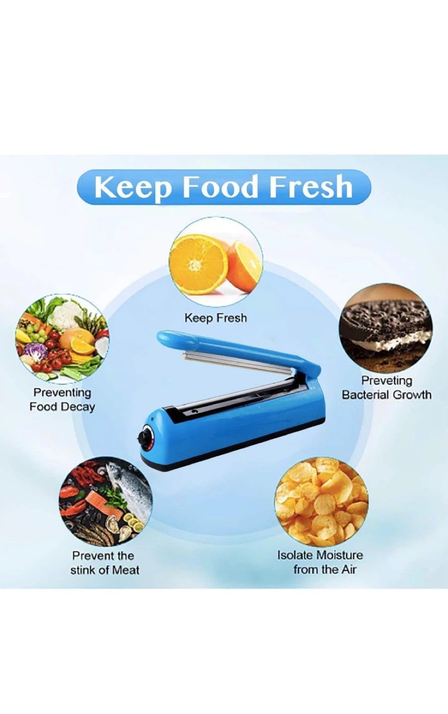 Impulse Heat Sealer - Blue - photo 5