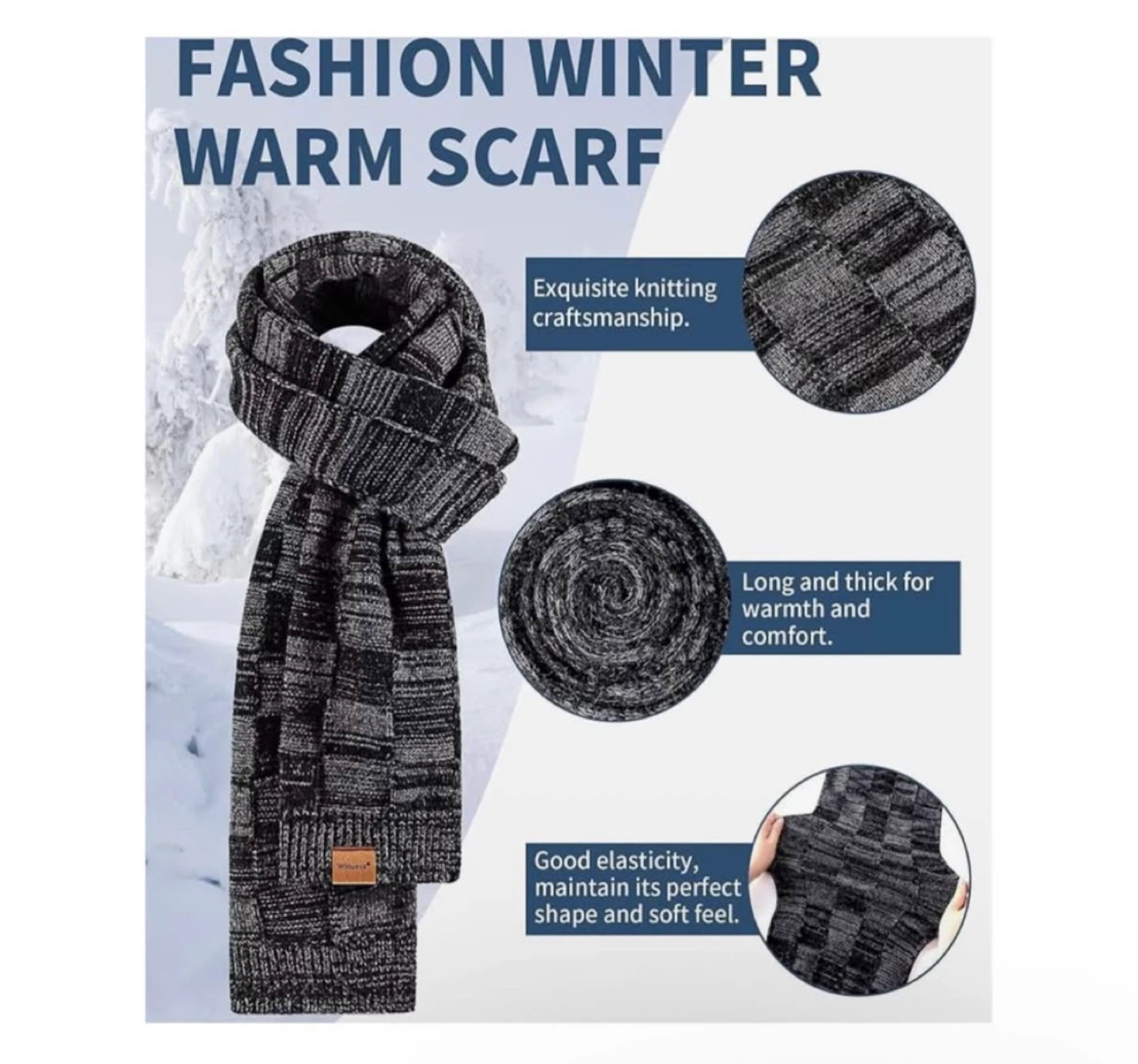 Brand new Mens Hat Gloves Scarf Set Winter - photo 4