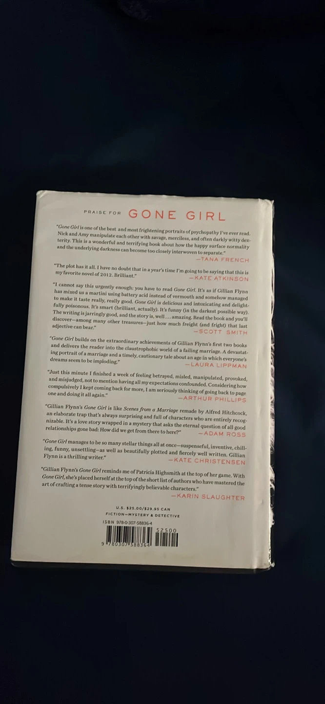 Gone Girl by Gillian Flynn hard cover - photo 3