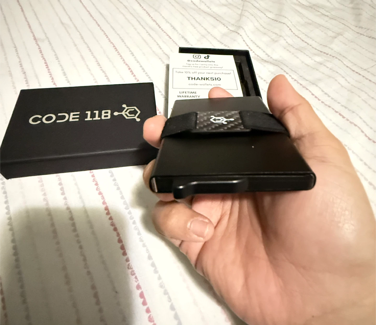 Code 118 Wallet with Box