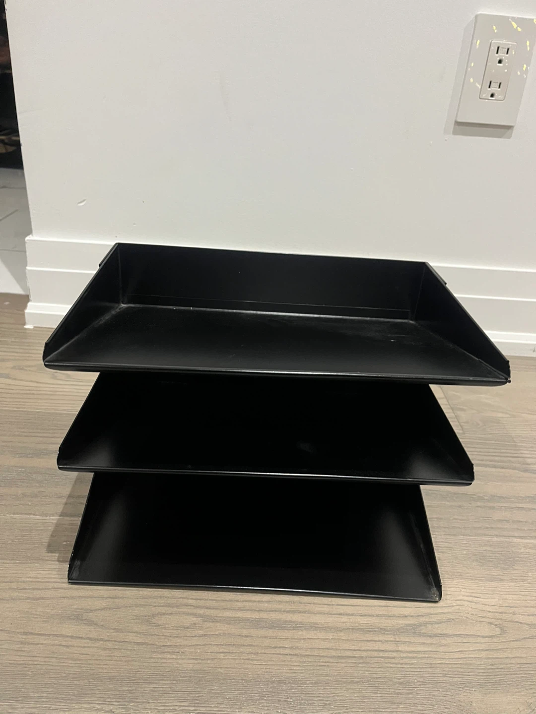 Black Metal Desk Organizer