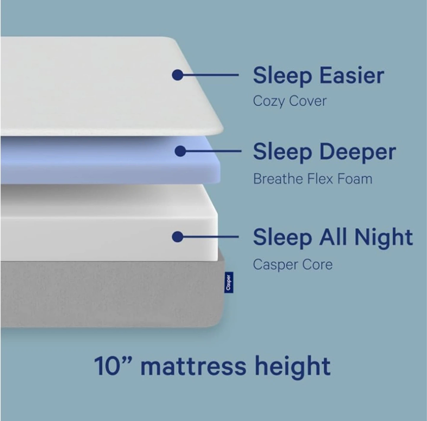 New in Box Casper The Element King Size Mattress – Still Sealed - photo 2