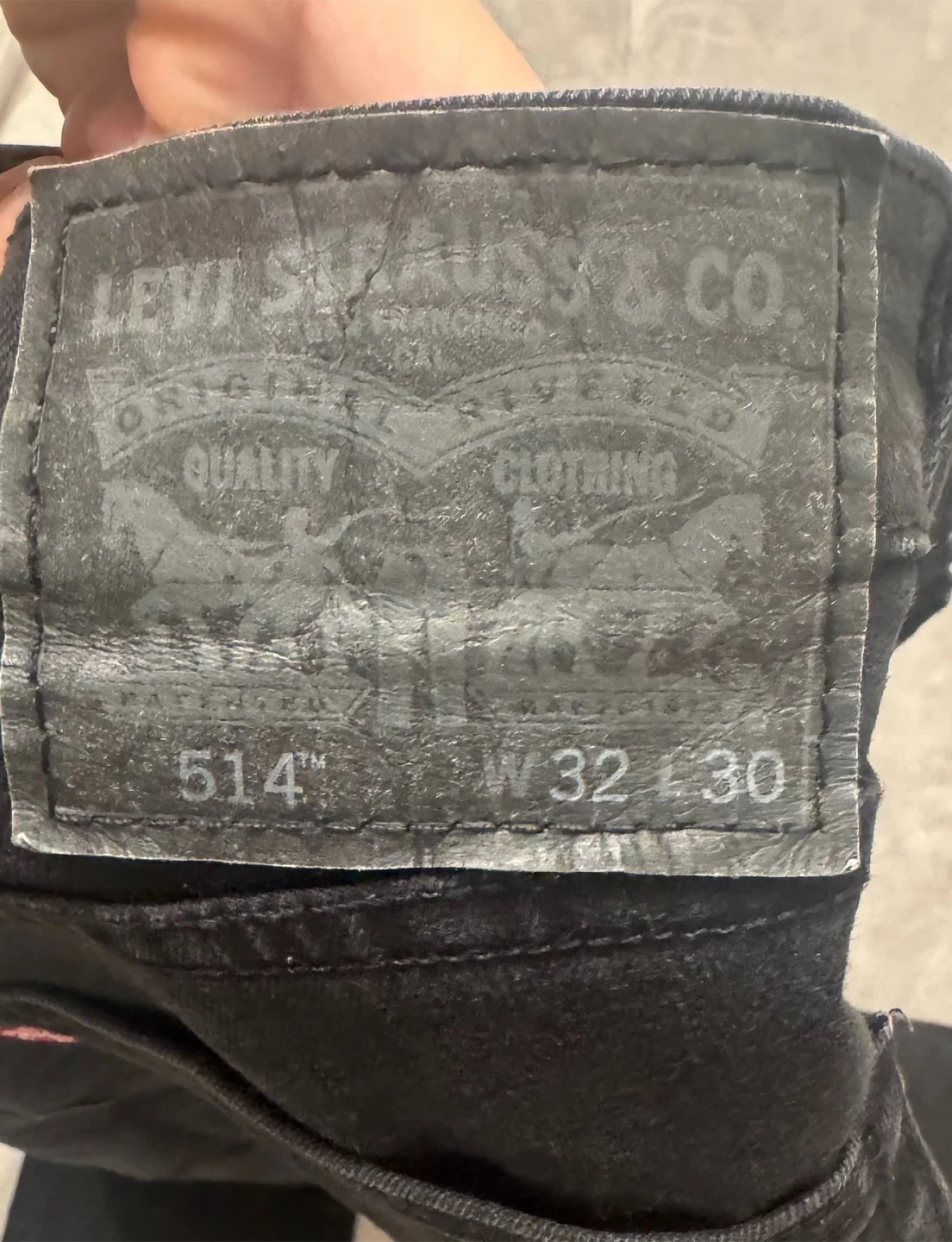 Levi's 514 Black Jeans - W32 L30 - photo 3