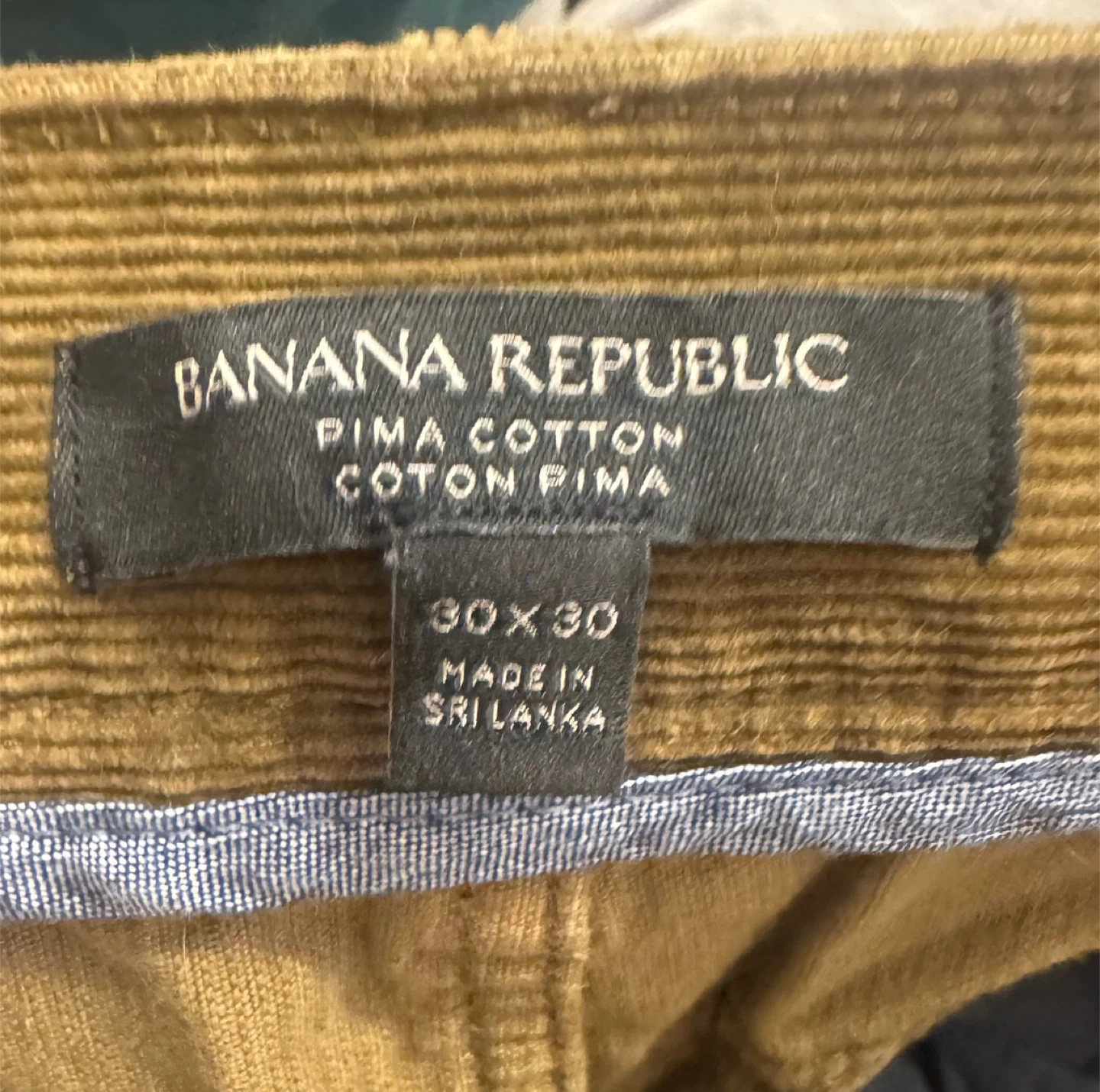 Banana Republic Corduroy Pants 30x30 - photo 3