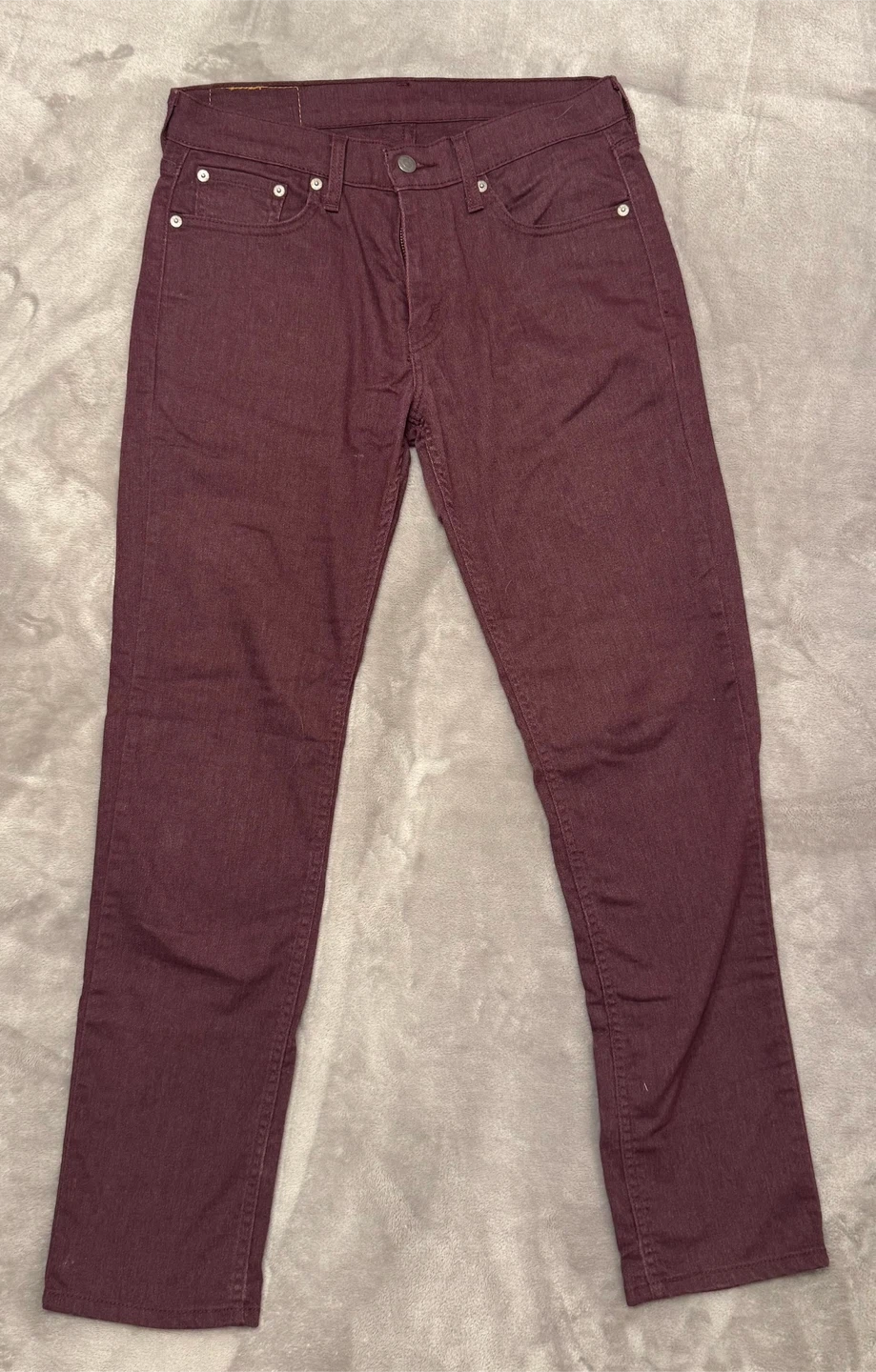 Levi's 511 Jeans, W30 L32, Burgundy