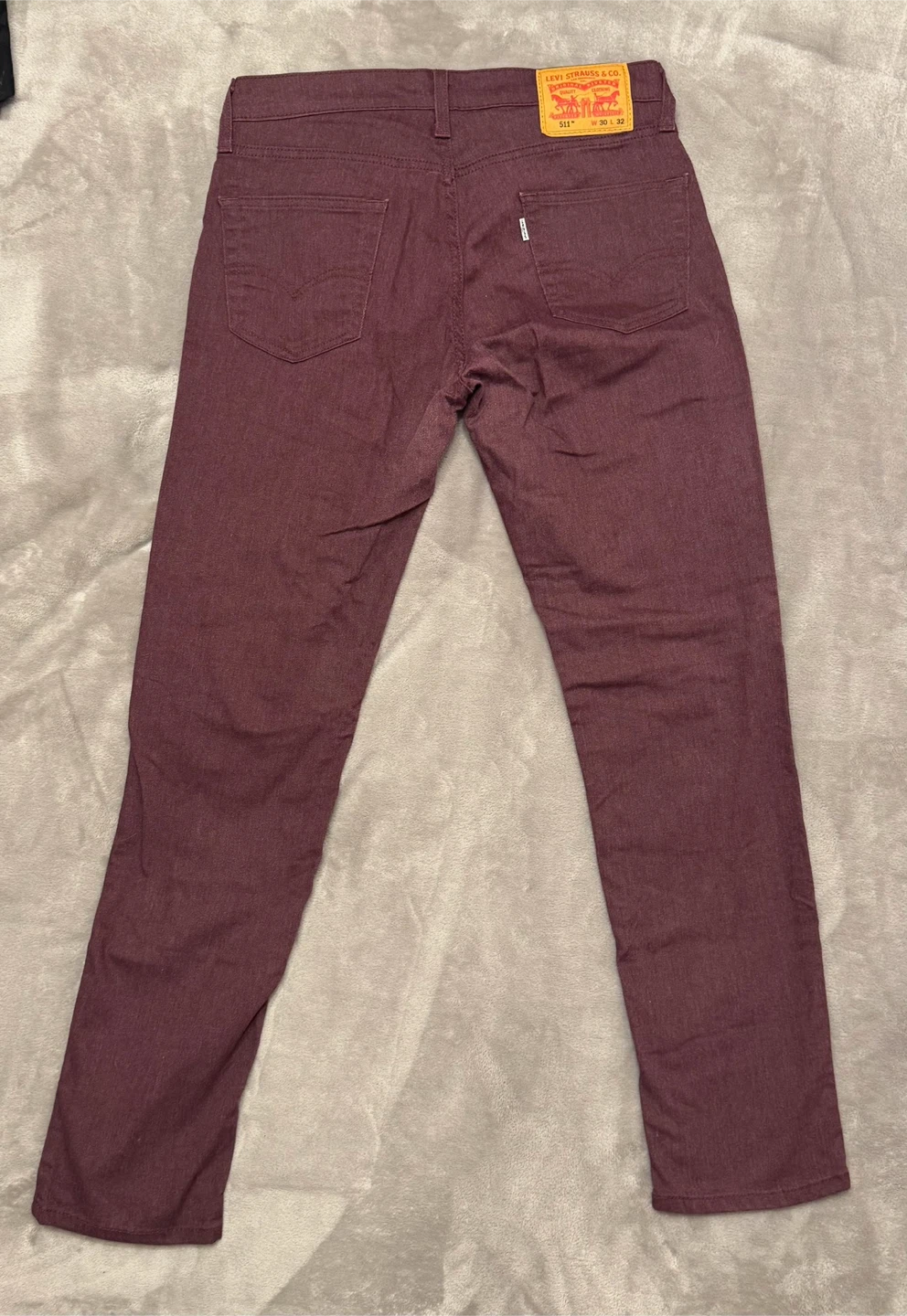 Levi's 511 Jeans, W30 L32, Burgundy - photo 3