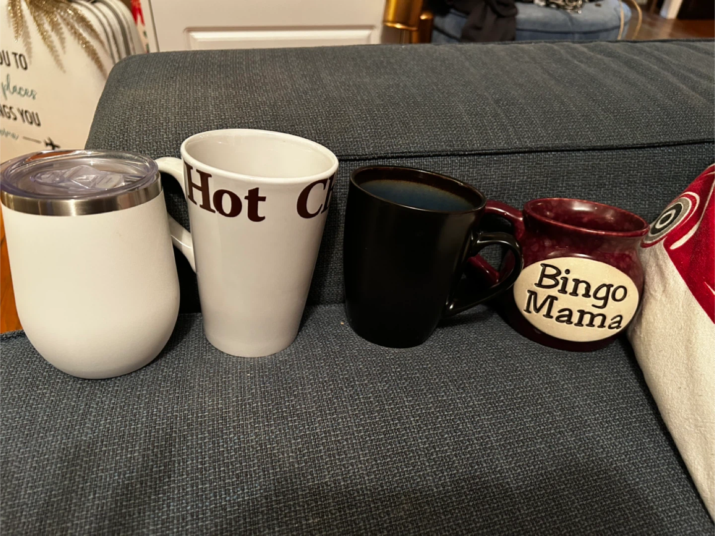 Assorted Mugs - Hot Chocolate, Bingo Mama #freecycle