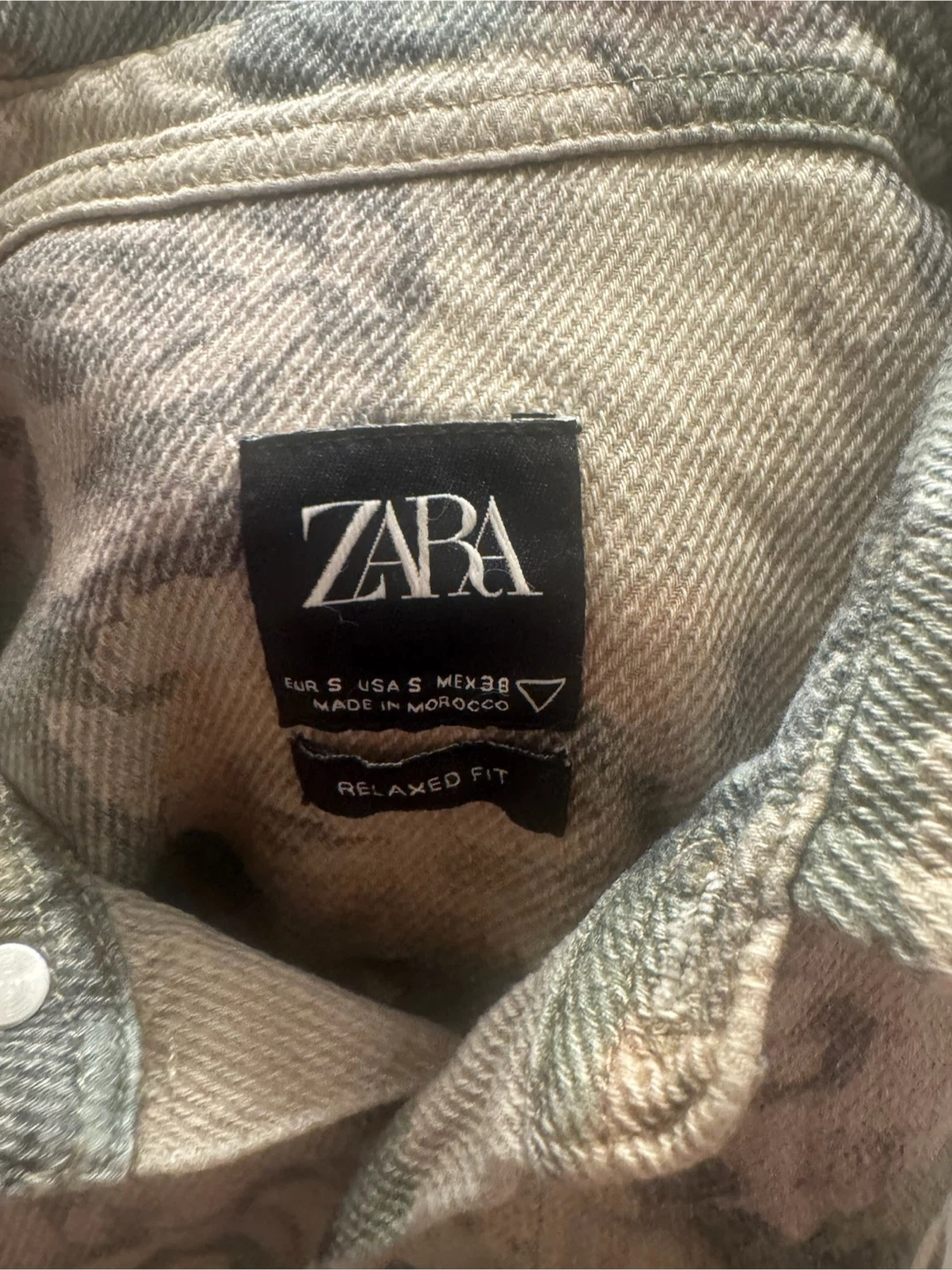 Zara Relaxed Fit Floral Shirt - Size S - photo 3