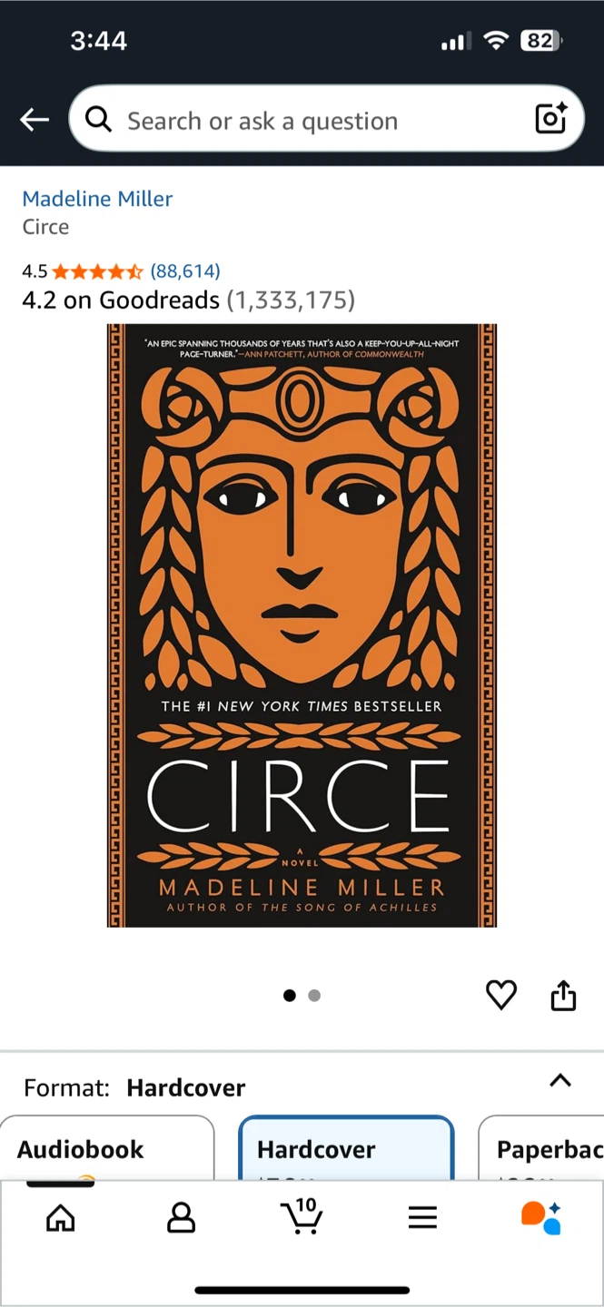 New Circe by Madeline Miller