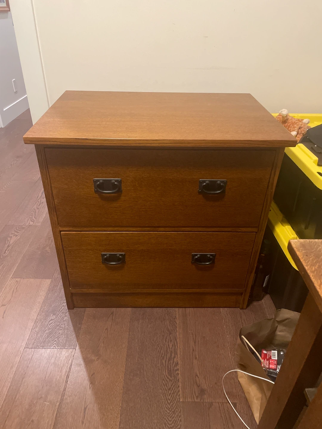 Solid oak mission style Filing Cabinet
